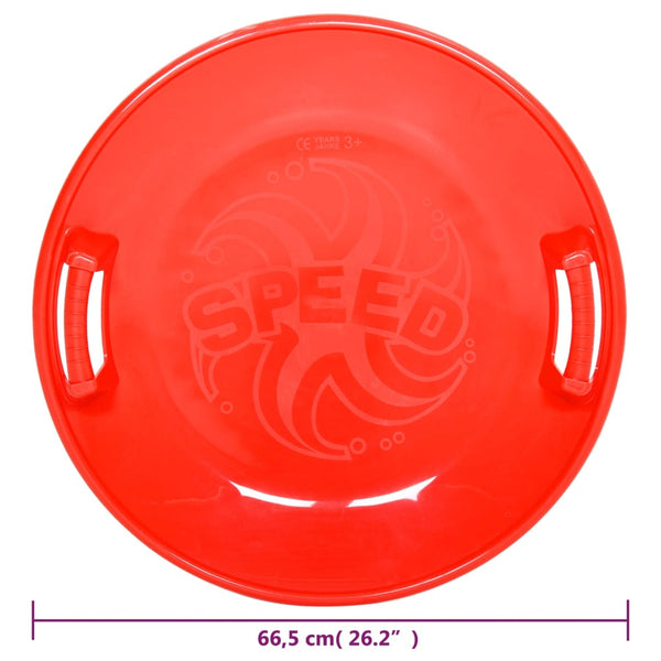 Roter Schneerutscher 66,5 cm
