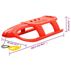 Kinder Schlitten Rot 102.5cm