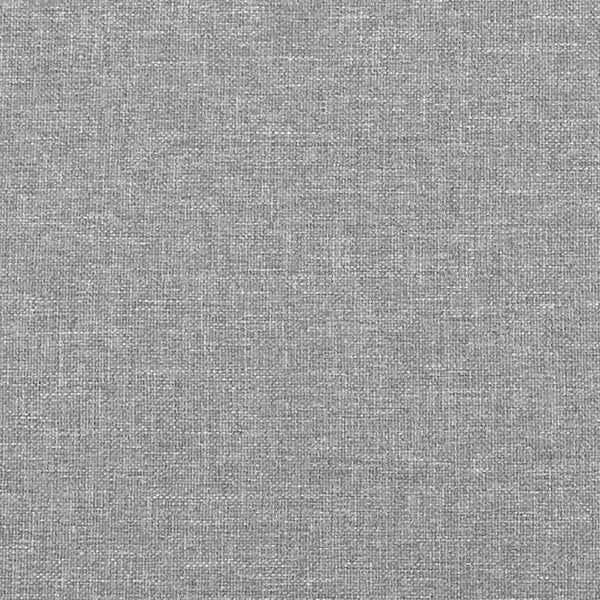 Boxspringbett mit Matratze Hellgrau 100x200 cm Stoff