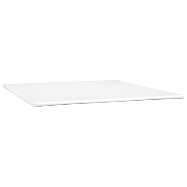 vidaXL Lit tapissier avec matelas Gris clair 160x200 cm Tissu