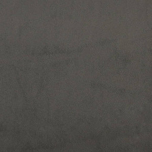 vidaXL Lit boxspring avec matelas Gris foncé 90x190 cm Velours