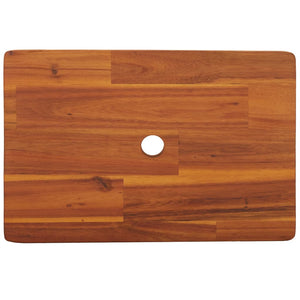Tritthocker 38x26x22 cm Massivholz Akazie