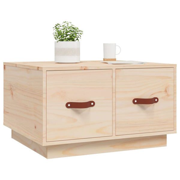 Couchtisch Kiefer Massivholz 60x53 cm