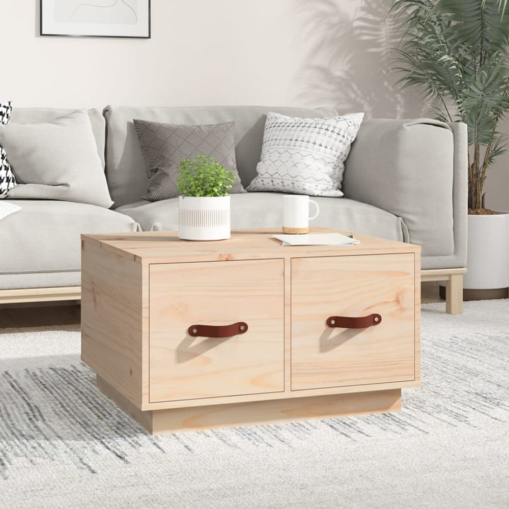 Couchtisch Kiefer Massivholz 60x53 cm