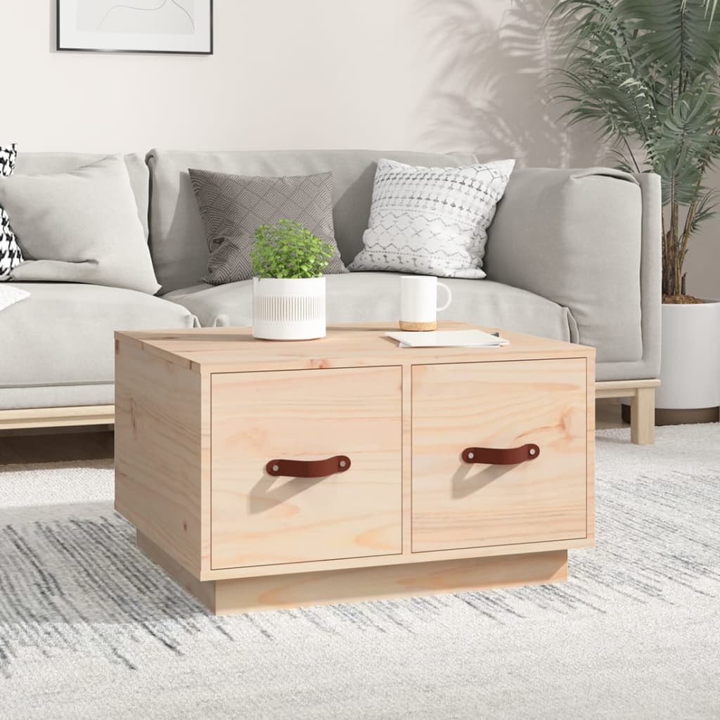 Couchtisch Kiefer Massivholz 60x53 cm