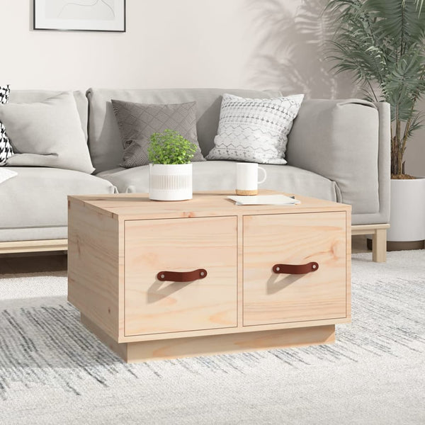 Couchtisch Kiefer Massivholz 60x53 cm
