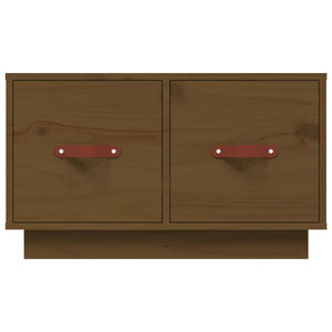 Couchtisch Kiefer Massivholz Honigbraun 60x53 cm