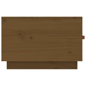 Couchtisch Kiefer Massivholz Honigbraun 60x53 cm