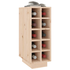Weinregal aus Kiefernholz für 10 Flaschen