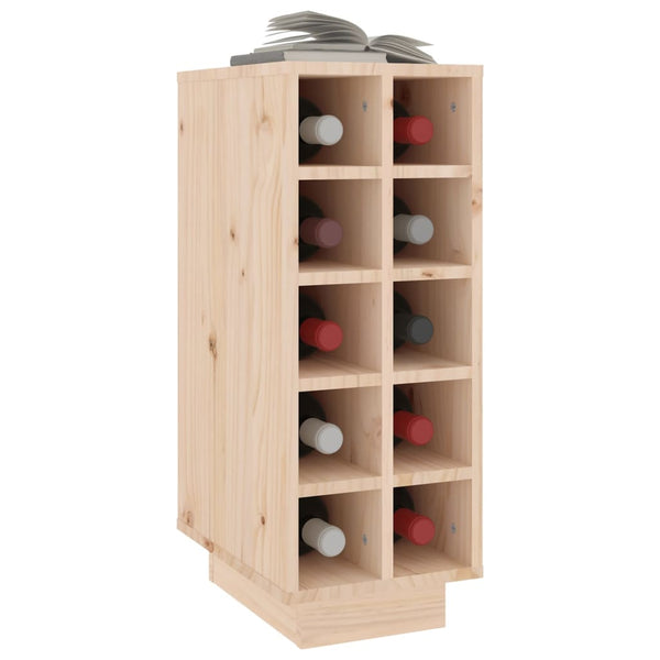 Weinregal aus Kiefernholz für 10 Flaschen