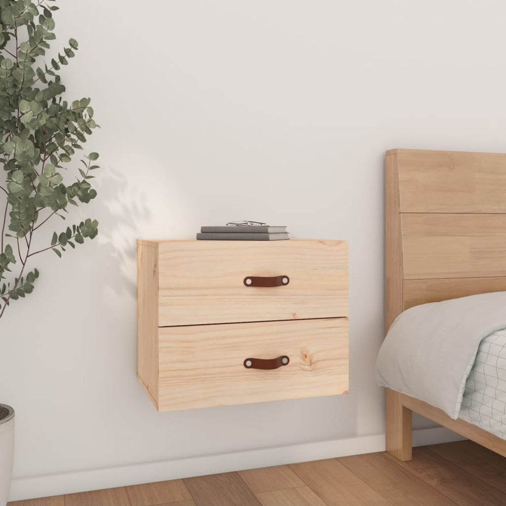 vidaXL Wall-Mounted Nightstand 50x36x40 cm