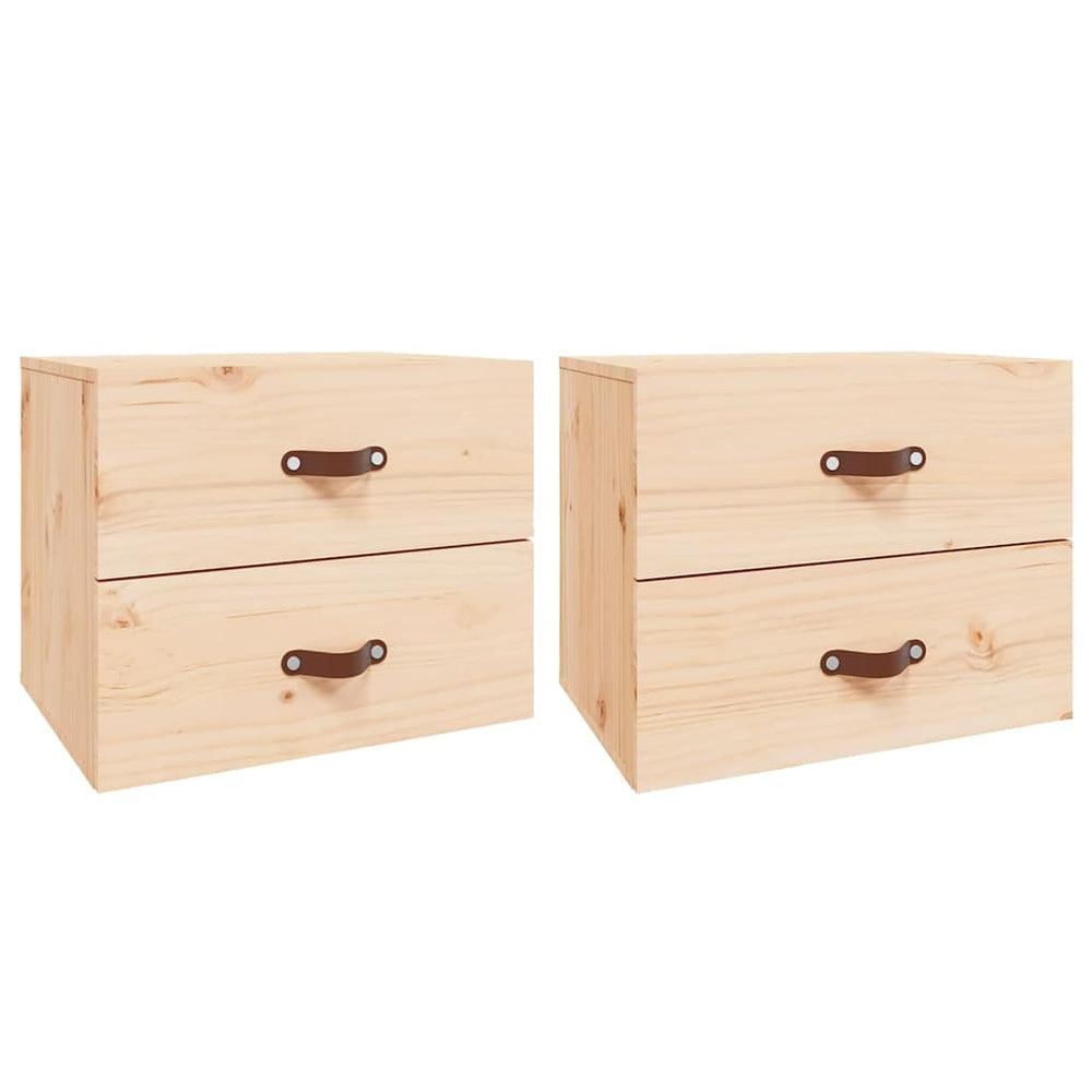 vidaXL Wall-Mounted Nightstands 2 pcs 50x36x40 cm