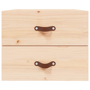 Wand-Nachttische 2er Set Kiefer 50x40 cm