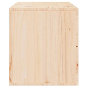 Wand-Nachttische 2er Set Kiefer 50x40 cm