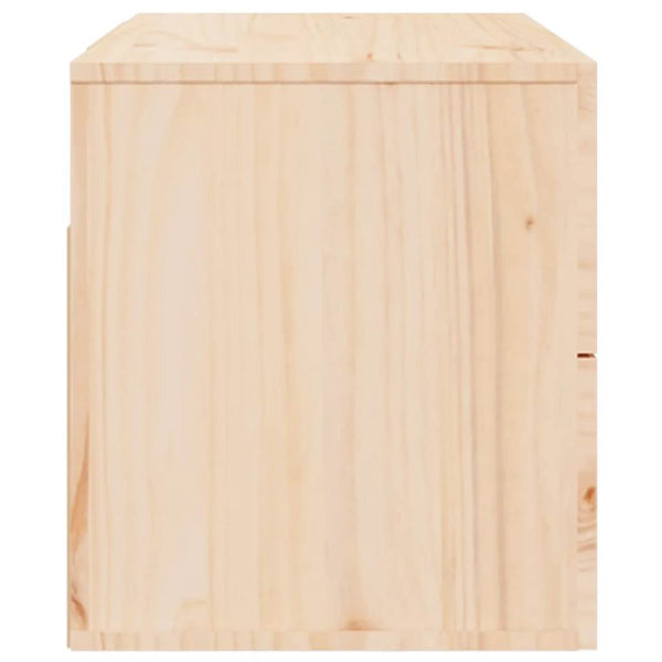 Wand-Nachttische 2er Set Kiefer 50x40 cm