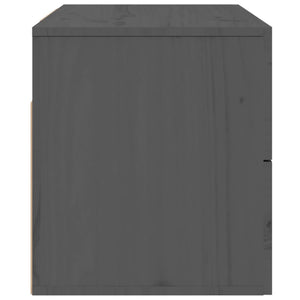 Grauer Wand-Nachttisch 50x36x40 cm