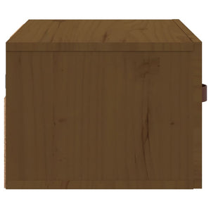 Wand-Nachttische 2er Set Honigbraun