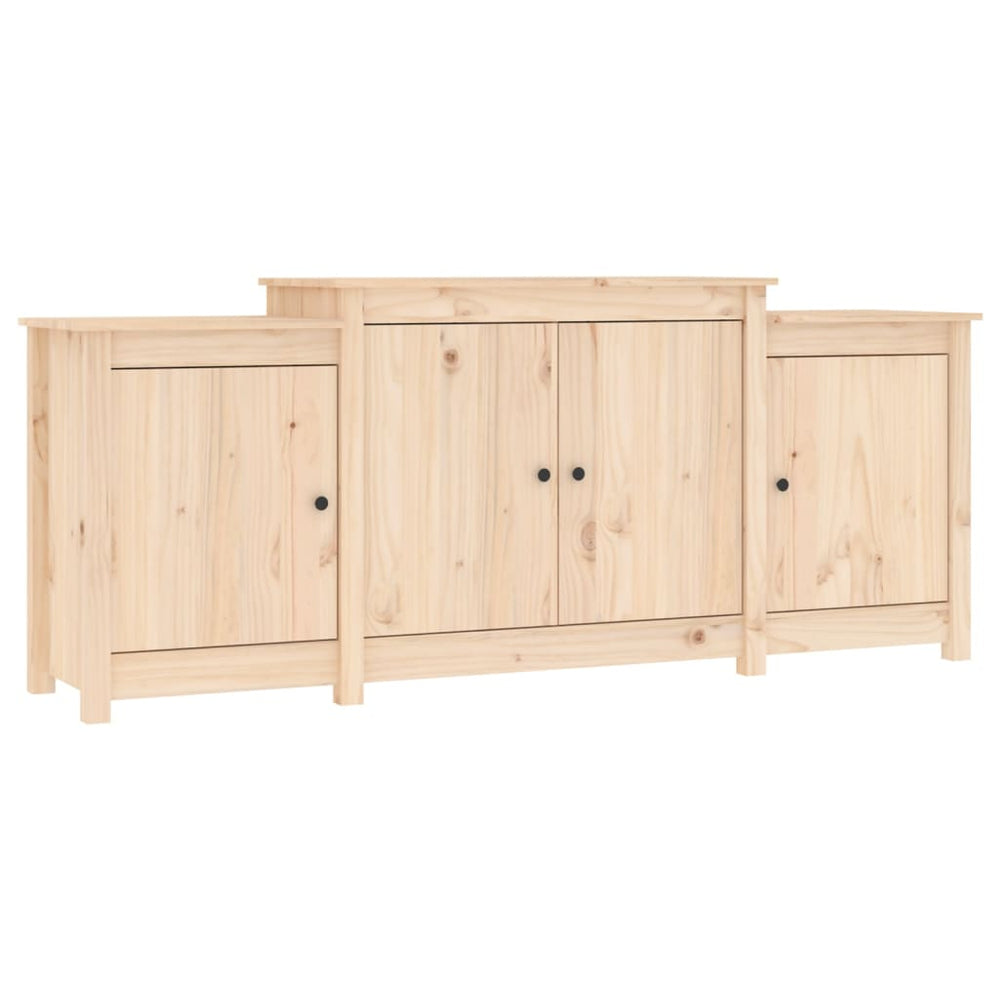 vidaXL Sideboard 164 x 37 x 68 cm Solid Pine Wood