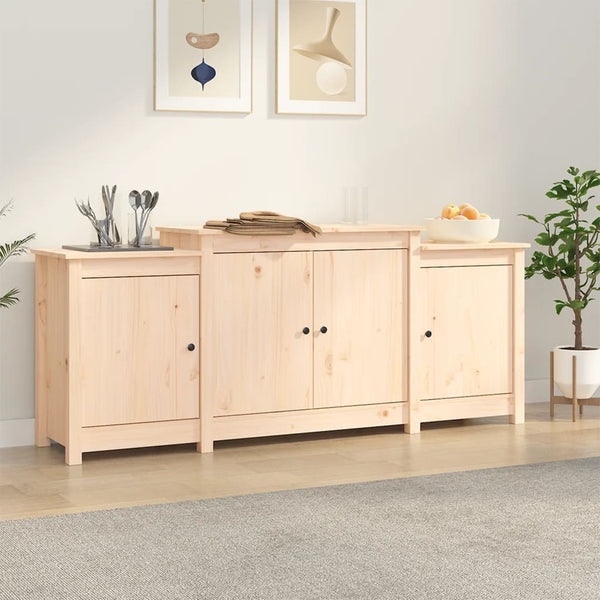Massivholz Sideboard Kiefer 164cm