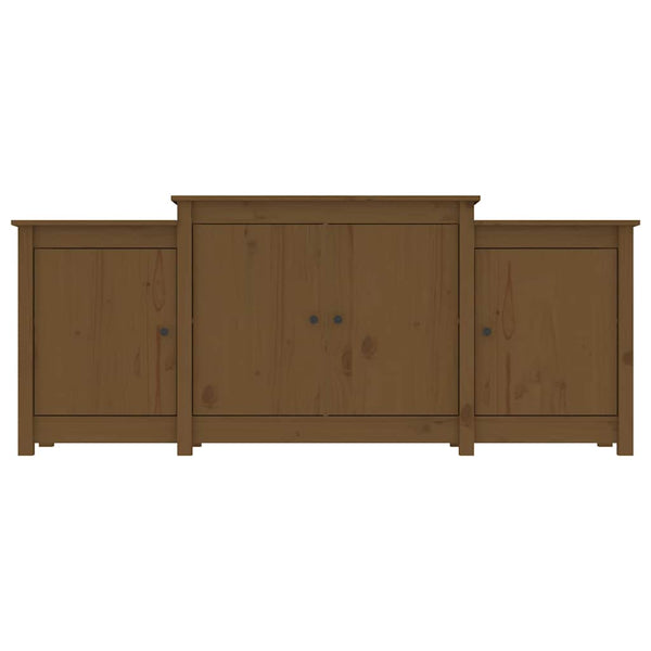 Sideboard Honigbraun 164 cm Kiefer Massivholz