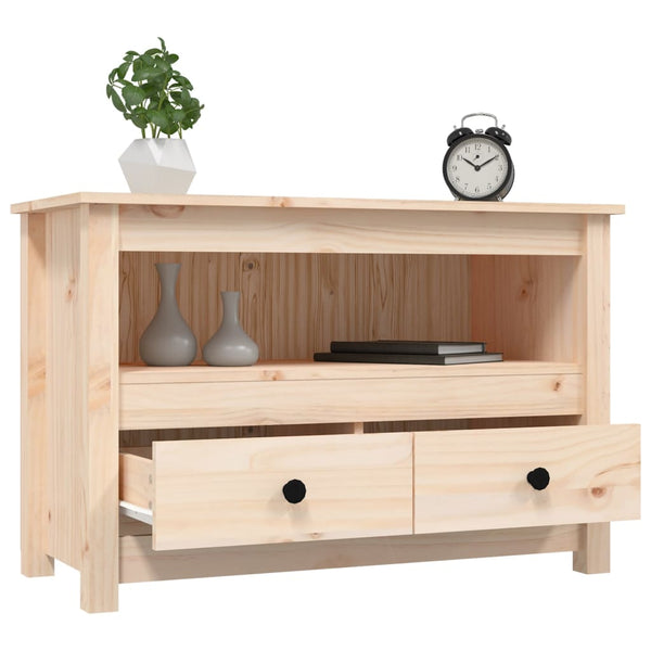 TV-Schrank Kiefer Massivholz 79 cm