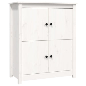 Weißes Kiefer Massivholz Sideboard 83x100cm