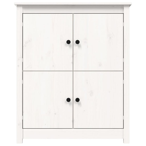 Weißes Kiefer Massivholz Sideboard 83x100cm