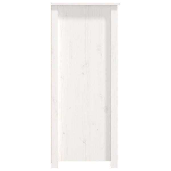 Weißes Kiefer Massivholz Sideboard 83x100cm