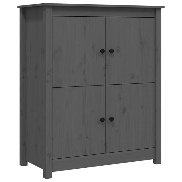Graues Kiefer Sideboard 83x41,5x100cm