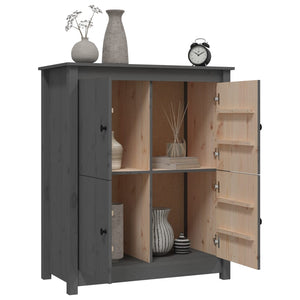 Graues Kiefer Sideboard 83x41,5x100cm