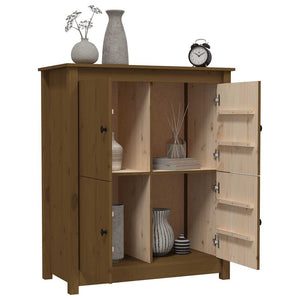 Honigbraunes Kiefer Sideboard, 83 cm