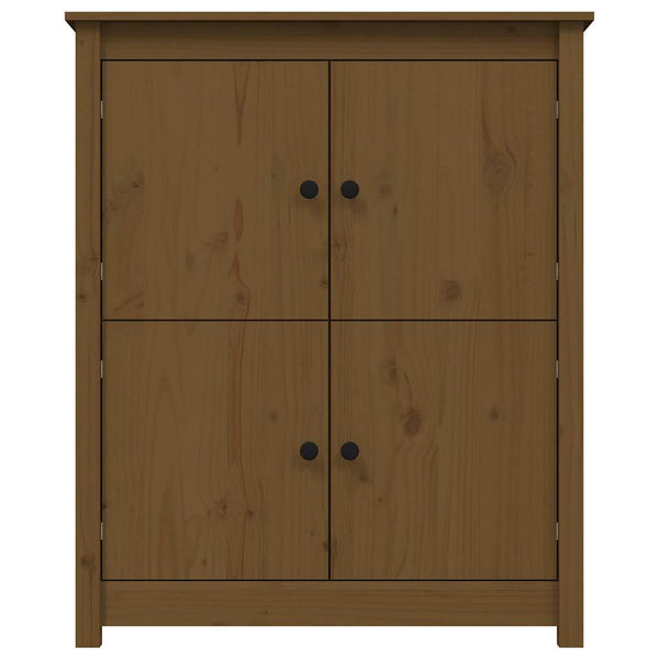Honigbraunes Kiefer Sideboard, 83 cm