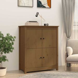 Honigbraunes Kiefer Sideboard, 83 cm