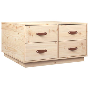 Couchtisch Kiefer Massivholz 80x80 cm