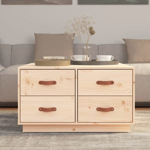 Couchtisch Kiefer Massivholz 80x80 cm