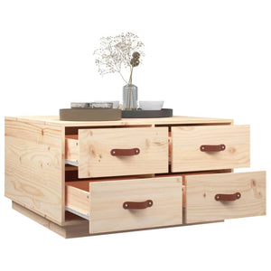 Couchtisch Kiefer Massivholz 80x80 cm
