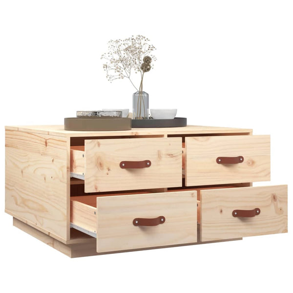 Couchtisch Kiefer Massivholz 80x80 cm