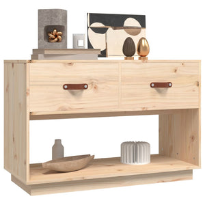 TV-Schrank Kiefer Massivholz 90x40x60 cm