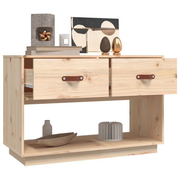TV-Schrank Kiefer Massivholz 90x40x60 cm