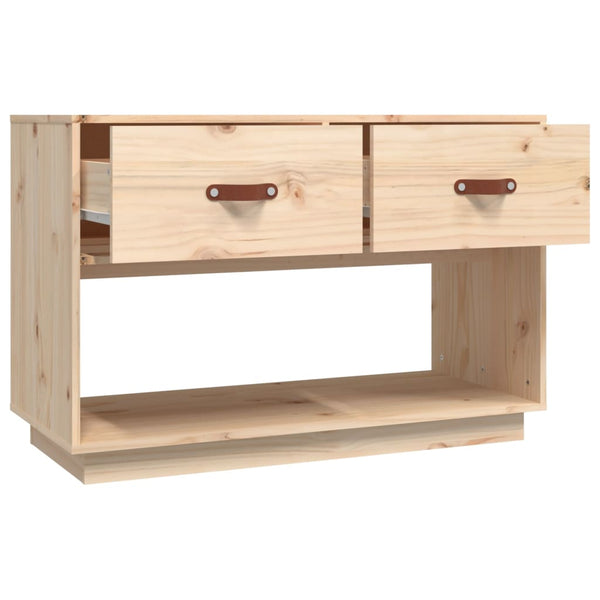 TV-Schrank Kiefer Massivholz 90x40x60 cm