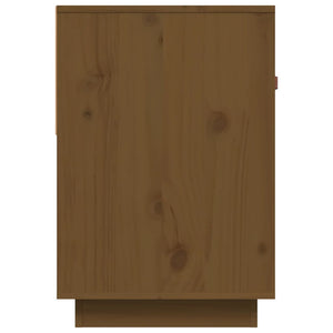 TV-Schrank Honigbraun Kiefer Massivholz 90cm