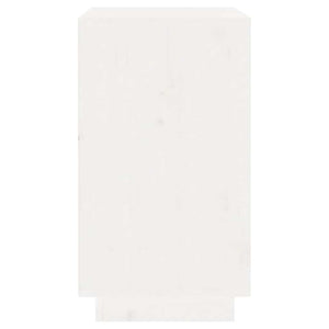 vidaXL Casier à vin Blanc 55,5x34x61 cm Bois de pin massif