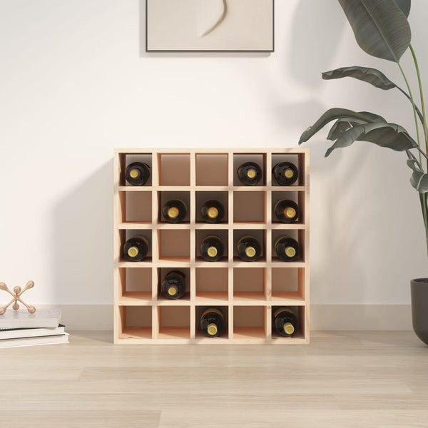 Weinschrank aus Kiefernholz für 25 Flaschen
