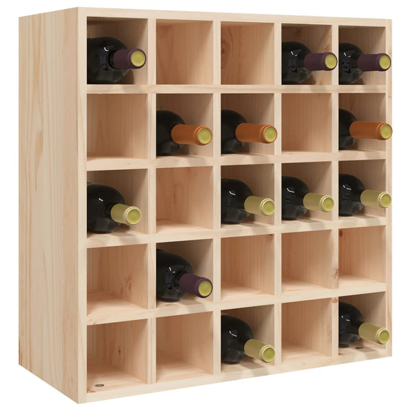 Weinschrank aus Kiefernholz für 25 Flaschen