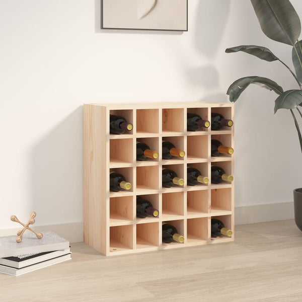 Weinschrank aus Kiefernholz für 25 Flaschen
