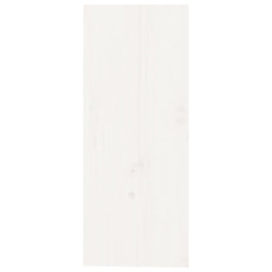 Weinregal Weiß Kiefer Massivholz 62 cm