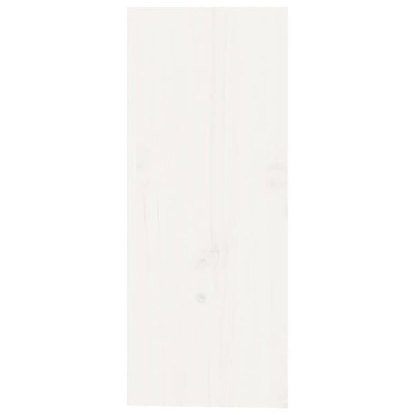 Weinregal Weiß Kiefer Massivholz 62 cm