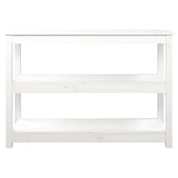 Weißer Konsolentisch Kiefer Massivholz 110cm