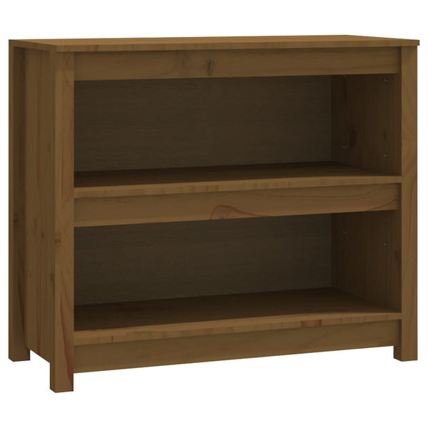 Bücherregal Honigbraun Kiefer Massivholz 80x68cm