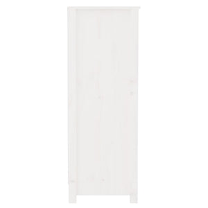 Bücherregal Weiß Kiefer Massivholz 80cm